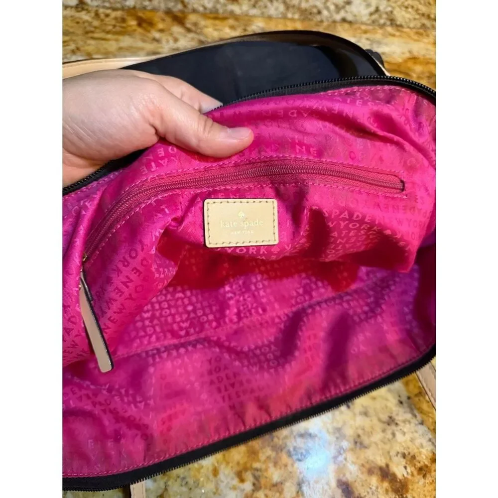 kate spade Black Nylon Tote